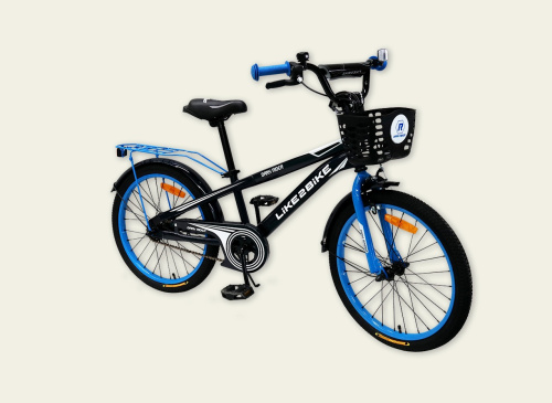 Двухколесный велосипед Like2bike Dark Rider 20'' (202004) со звонком