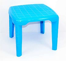 Стол детский квадратный K-PLAST (27733) синий