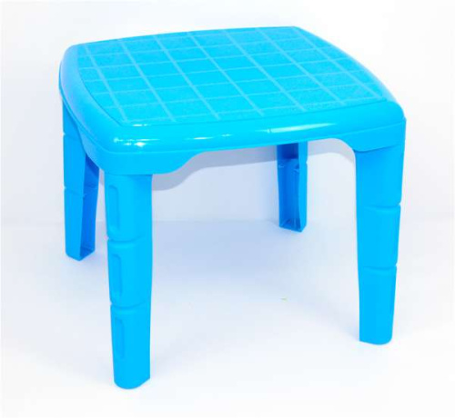 Стол детский квадратный K-PLAST (27733) синий