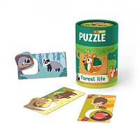 Настольная развлекательная игра и пазлы Зоология для малышей. Жизнь в лесу (200108)