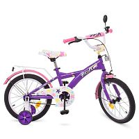 Двухколесный велосипед Profi Original girl 18" (T1863) со звонком