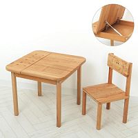 Столик со стульчиком (04-021) деревянный