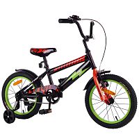 Велосипед двухколесный Tilly FLASH 16" (T-21649 green+red)
