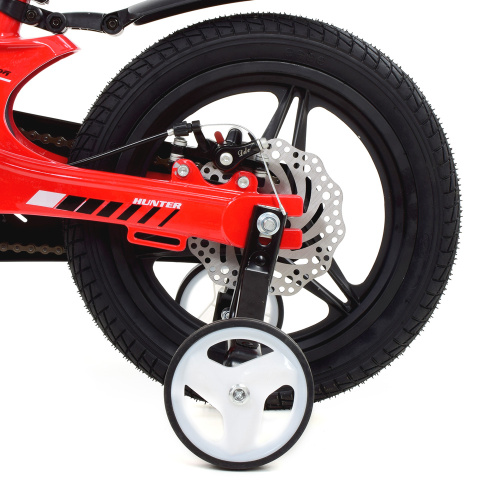 Детский двухколесный велосипед Profi Hunter 14" (LMG14233) с дополнительными колесами фото 4
