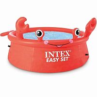 Бассейн надувной Intex Crab Easy Set (26100)