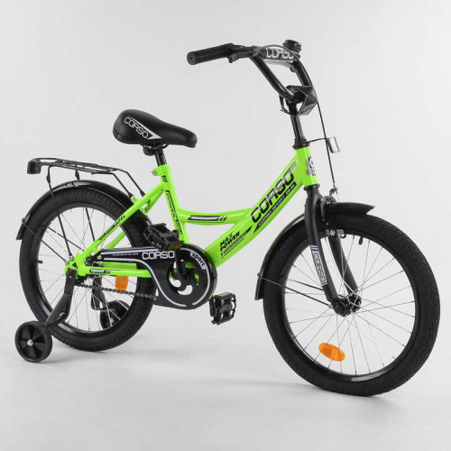 Двухколесный велосипед Corso 18" (CL-18223) Зеленый