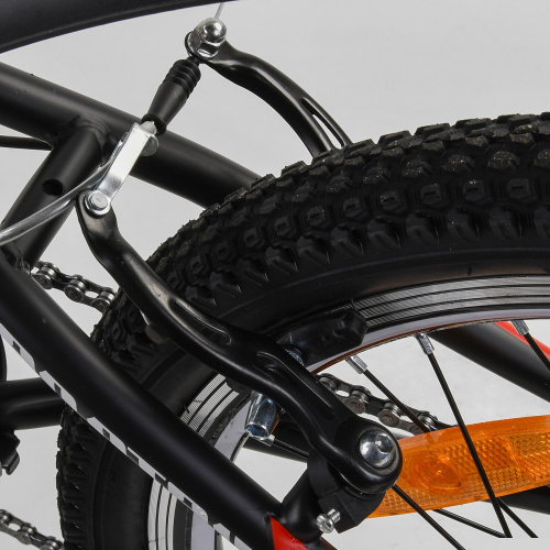 Спортивный велосипед Corso Pulsar 20"  (36287) с металлической рамой фото 5