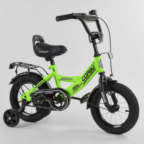 Двухколесный велосипед Corso 12" (CL-12749) Зеленый