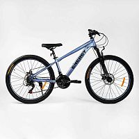 Велосипед Спортивный Corso 26" дюймов «ENERGY» EN-26756 (1) рама стальная 13’’, оборудование Shimano 21 скорость собран на 75%